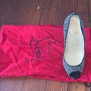 Christian Louboutin Peep Toe Red Sole Pumps